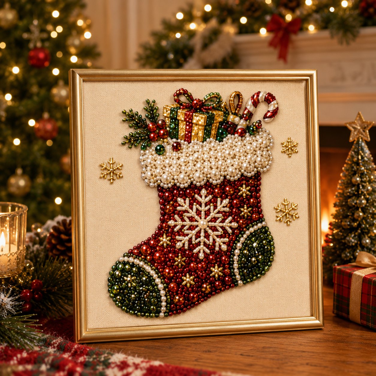 💎DIY Christmas Pearl Art Kit