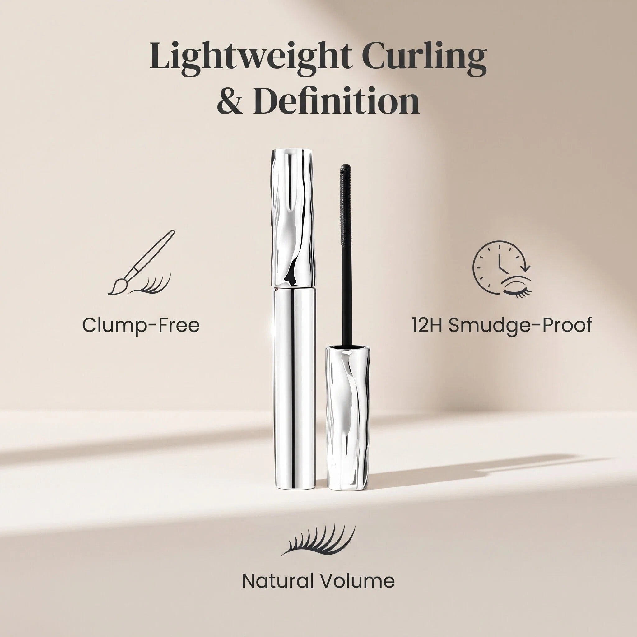 24 hours delivery from UK🚀Ultimate Waterproof & Sweatproof Lengthening & Curling Mascara👁️