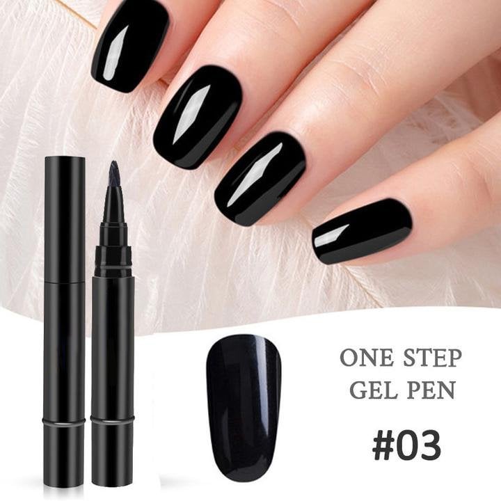 💅 Limited Time Buy 2 Get 1 Free ! ✨One Step Nail Gel Pen🎨Free handheld mini UV nail lamp💡