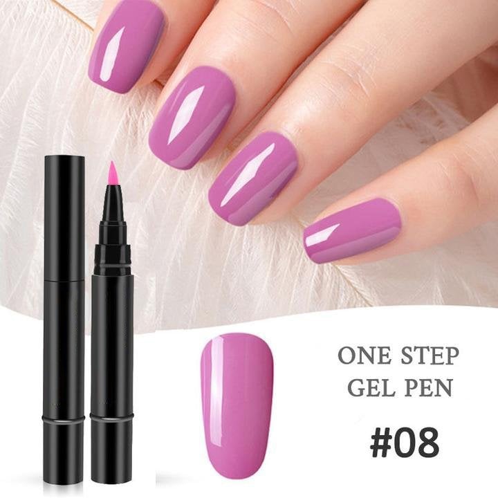 💅 Limited Time Buy 2 Get 1 Free ! ✨One Step Nail Gel Pen🎨Free handheld mini UV nail lamp💡