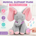 Singing Elephant Plush Toy – safe materials & develops hand‑eye coordination