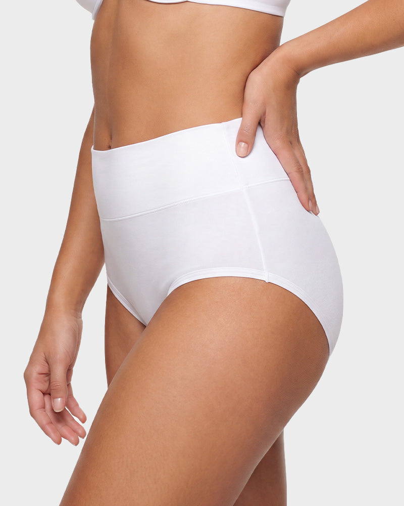 5-Pack High-Waisted Cotton Briefs
