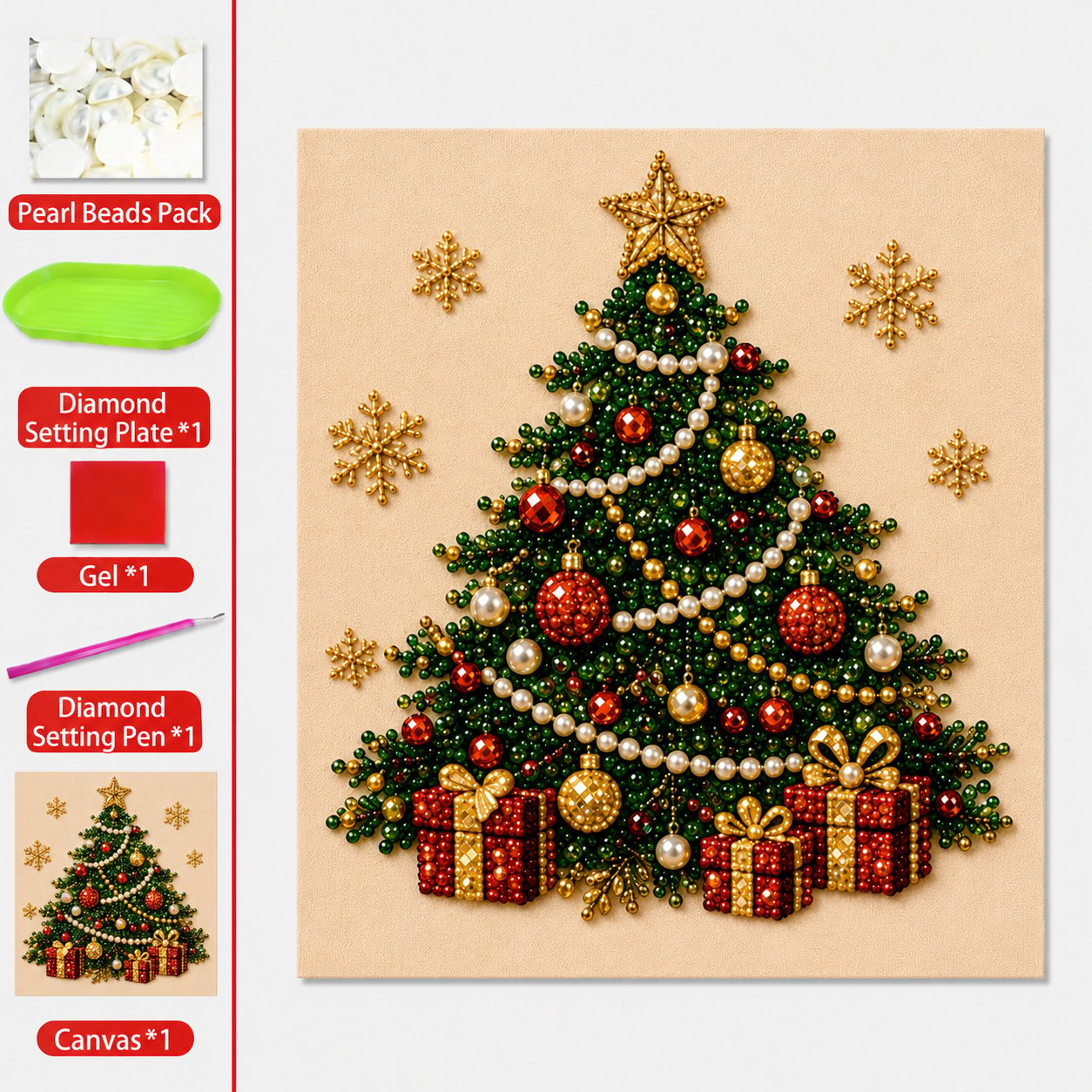 💎DIY Christmas Pearl Art Kit