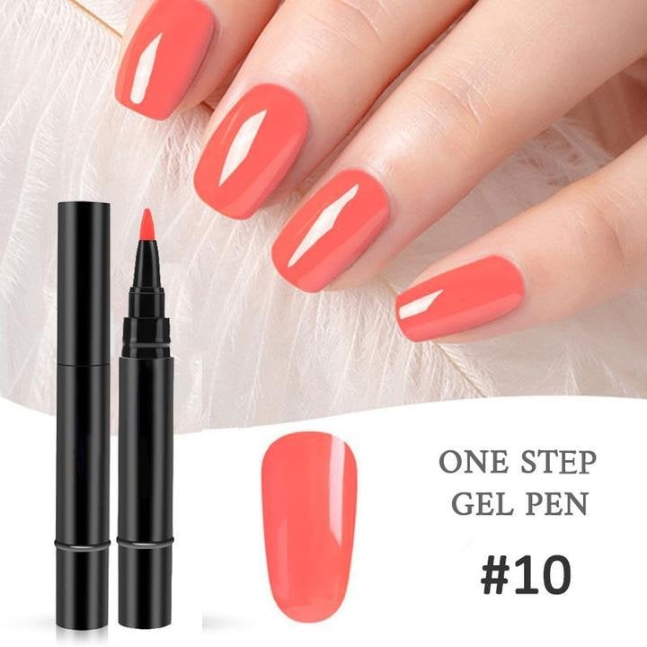 💅 Limited Time Buy 2 Get 1 Free ! ✨One Step Nail Gel Pen🎨Free handheld mini UV nail lamp💡
