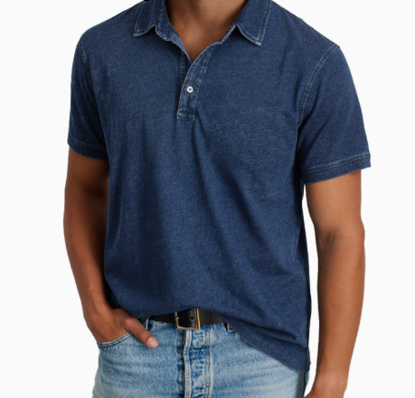 Mivanity Men's Rugged Washed Cotton Polo Shirt