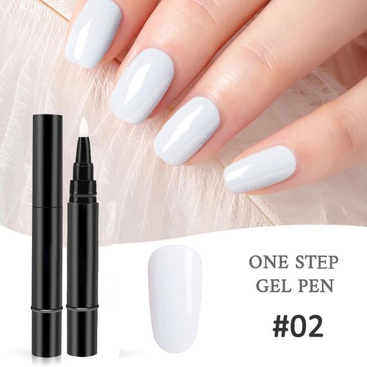 💅 Limited Time Buy 2 Get 1 Free ! ✨One Step Nail Gel Pen🎨Free handheld mini UV nail lamp💡