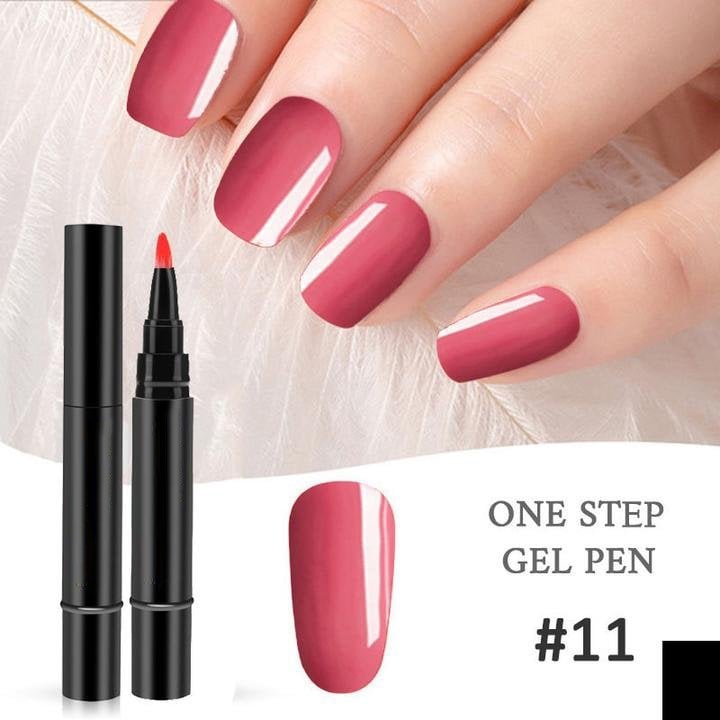 💅 Limited Time Buy 2 Get 1 Free ! ✨One Step Nail Gel Pen🎨Free handheld mini UV nail lamp💡