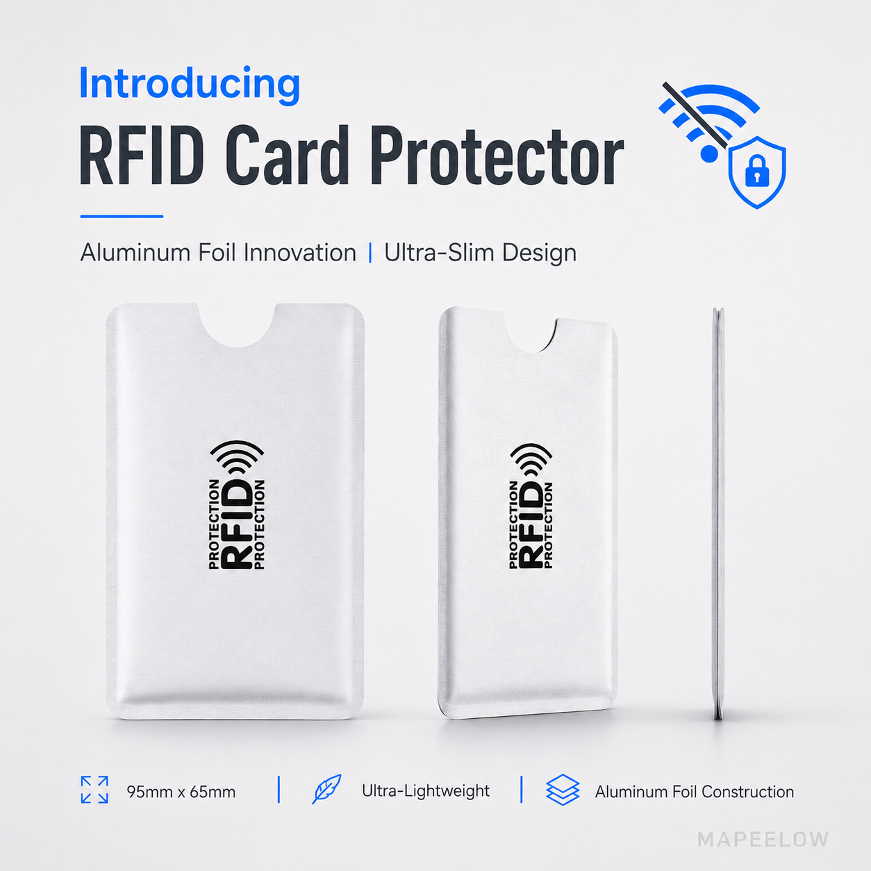 RFID Blokeringslommer til Kreditkort - Holdbare og vandafvisende