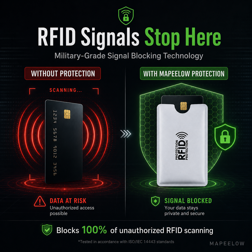 RFID Blokeringslommer til Kreditkort - Holdbare og vandafvisende