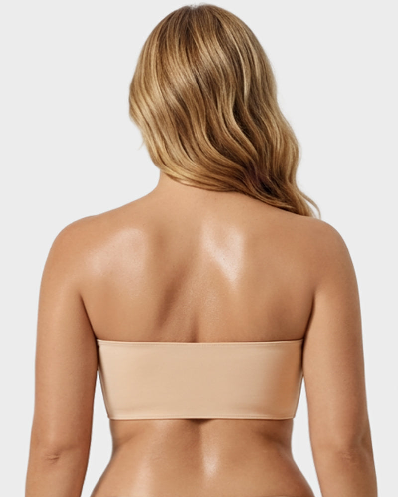 Convertible Strapless Front-Closure Push-Up Bra