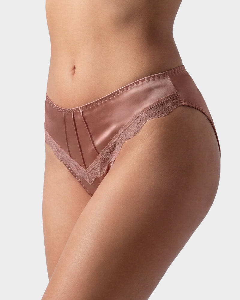 Silky Lace Seamless Bikini Underwear(5 pack)
