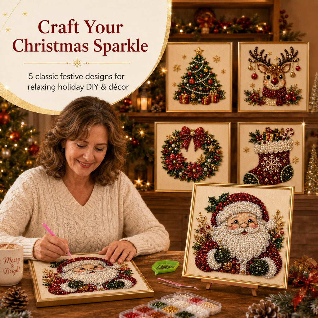 💎DIY Christmas Pearl Art Kit