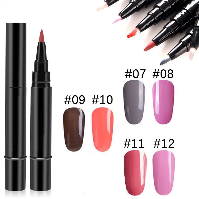 💅 Limited Time Buy 2 Get 1 Free ! ✨One Step Nail Gel Pen🎨Free handheld mini UV nail lamp💡