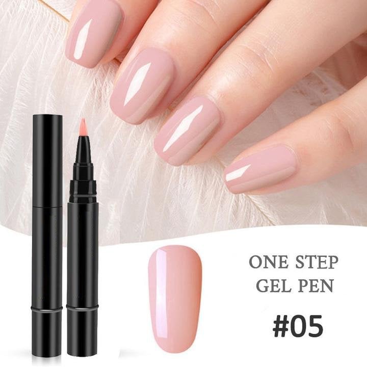 💅 Limited Time Buy 2 Get 1 Free ! ✨One Step Nail Gel Pen🎨Free handheld mini UV nail lamp💡