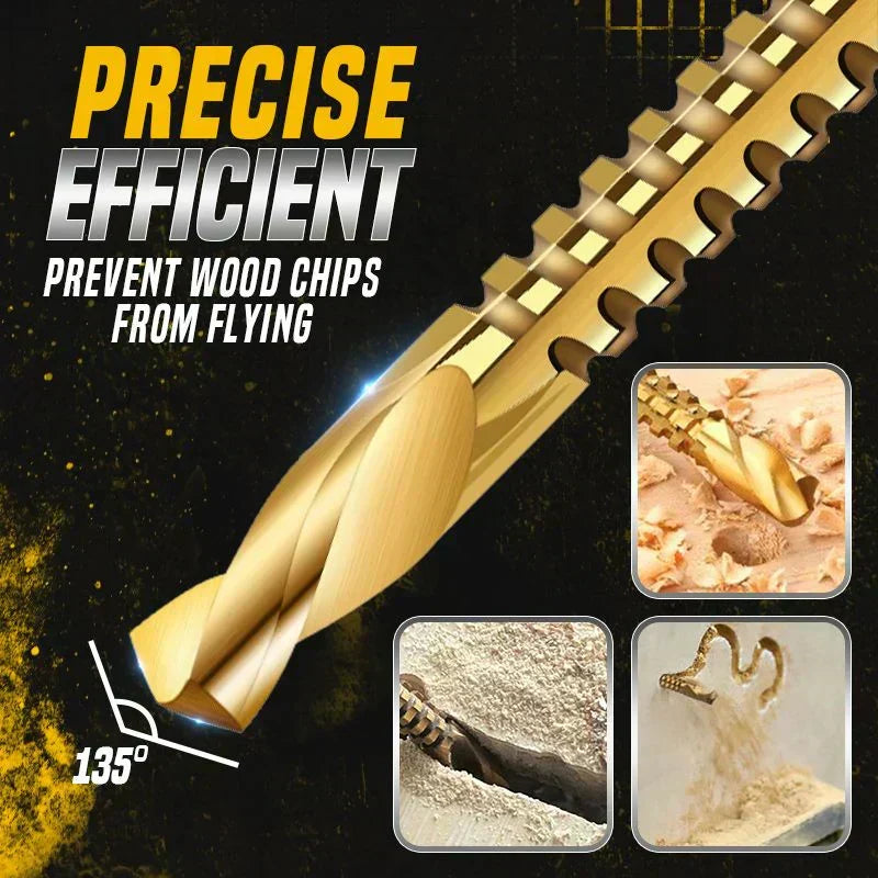 ⚙️ Twist Drill Bit Set – High-Speed Steel, Titanium-Coated & Multi-Material Ready 🧰