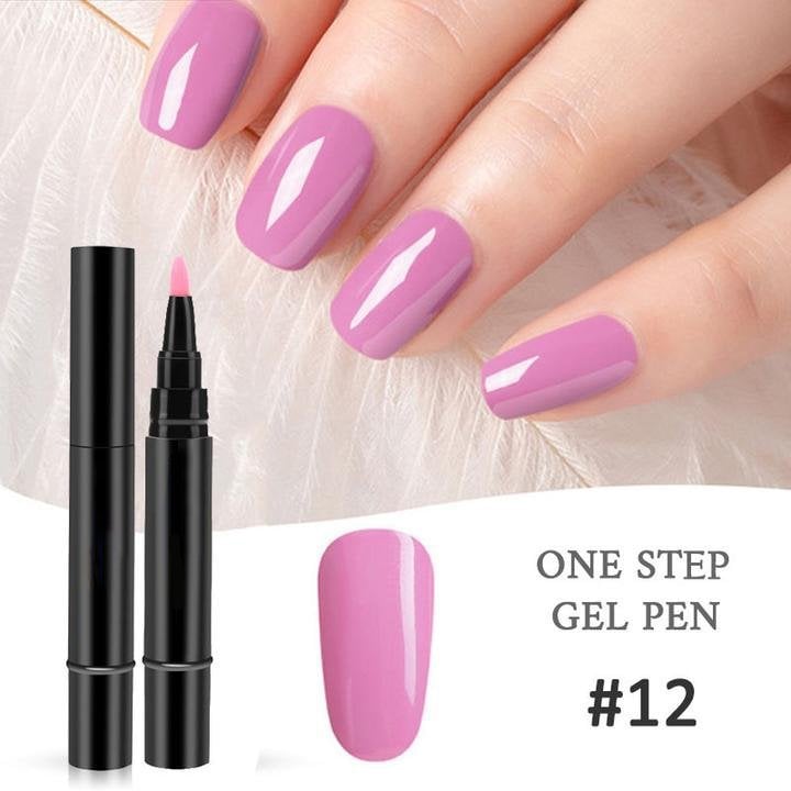 💅 Limited Time Buy 2 Get 1 Free ! ✨One Step Nail Gel Pen🎨Free handheld mini UV nail lamp💡