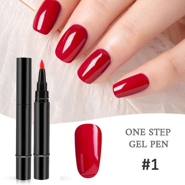 💅 Limited Time Buy 2 Get 1 Free ! ✨One Step Nail Gel Pen🎨Free handheld mini UV nail lamp💡
