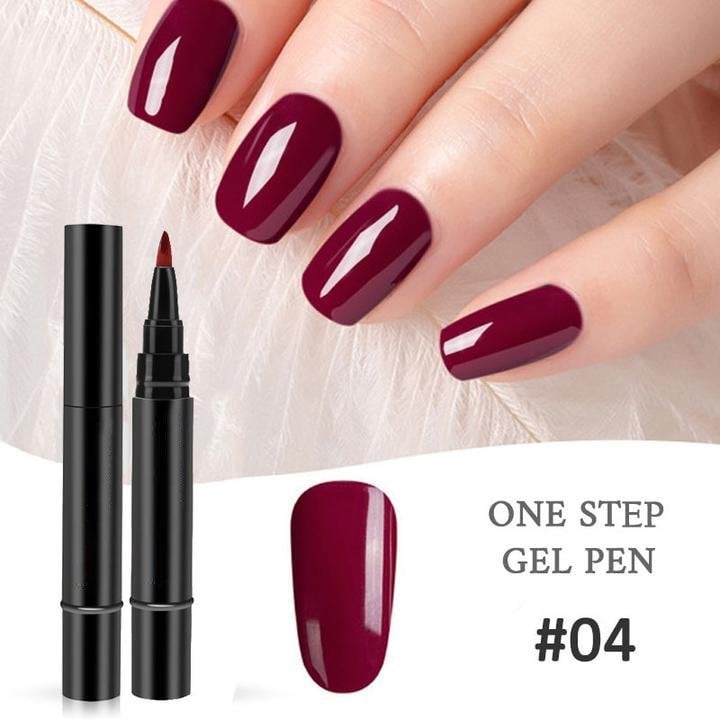 💅 Limited Time Buy 2 Get 1 Free ! ✨One Step Nail Gel Pen🎨Free handheld mini UV nail lamp💡