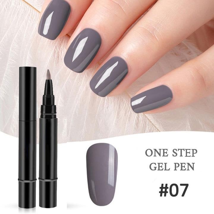 💅 Limited Time Buy 2 Get 1 Free ! ✨One Step Nail Gel Pen🎨Free handheld mini UV nail lamp💡