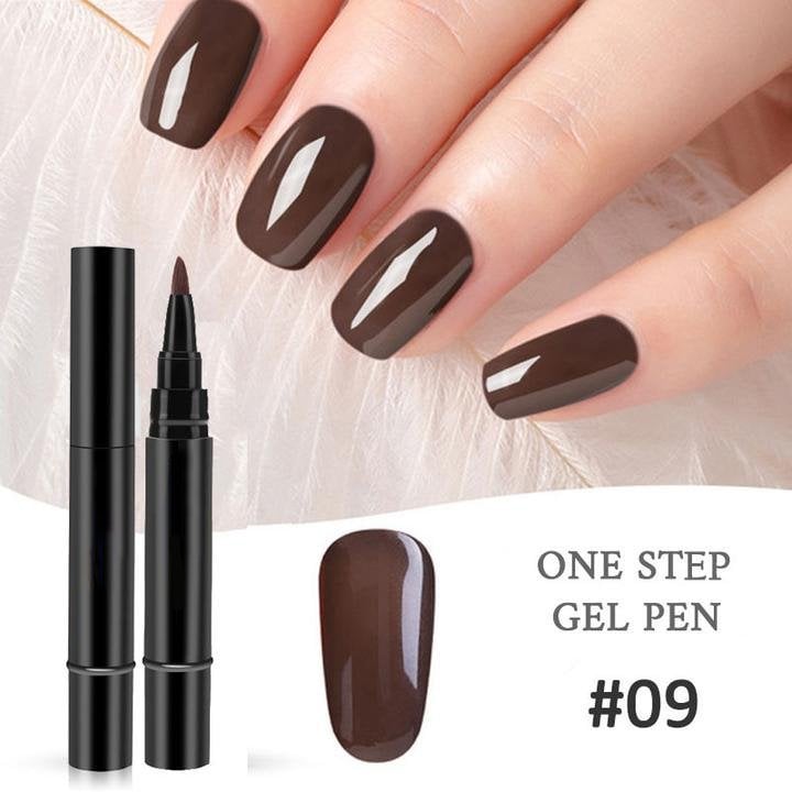 💅 Limited Time Buy 2 Get 1 Free ! ✨One Step Nail Gel Pen🎨Free handheld mini UV nail lamp💡