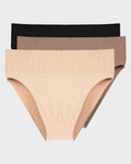 Seamless High Waist Tummy Control Brief Panty (3 Pack)