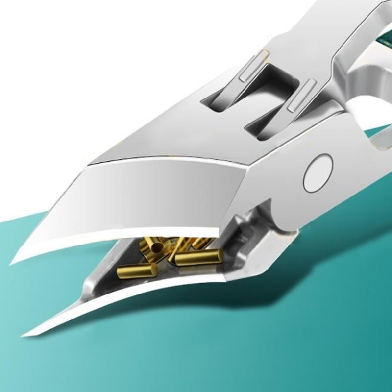 Anti-Splash Slant Edge Nail Clipper 3-Piece Set – Precise Cut | Safe Splash Guard