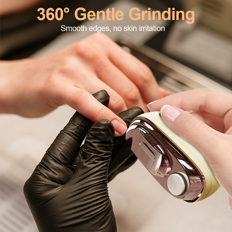 2-in-1 Safe Electric Nail Clipper - gentle for kids and seniors