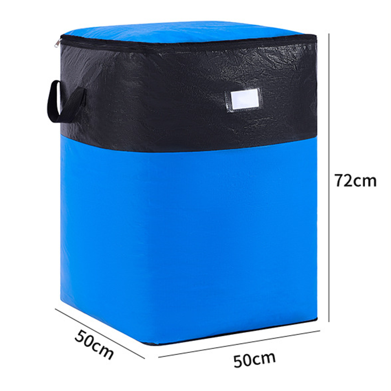 Collapsible Storage and Moving Bag – Heavy-duty handles & zippered closure  – reusable & easy to clean