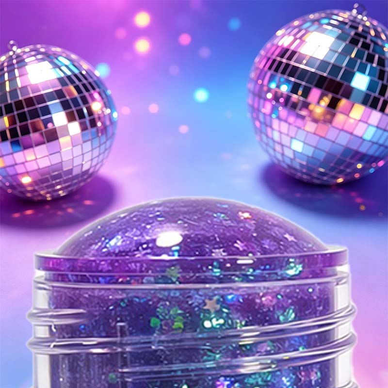 Flerbrugs Tyk Glitter Gelstift