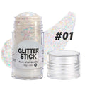 Flerbrugs Tyk Glitter Gelstift