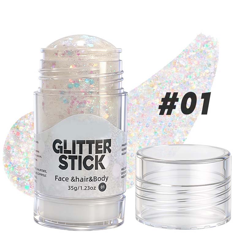 Flerbrugs Tyk Glitter Gelstift