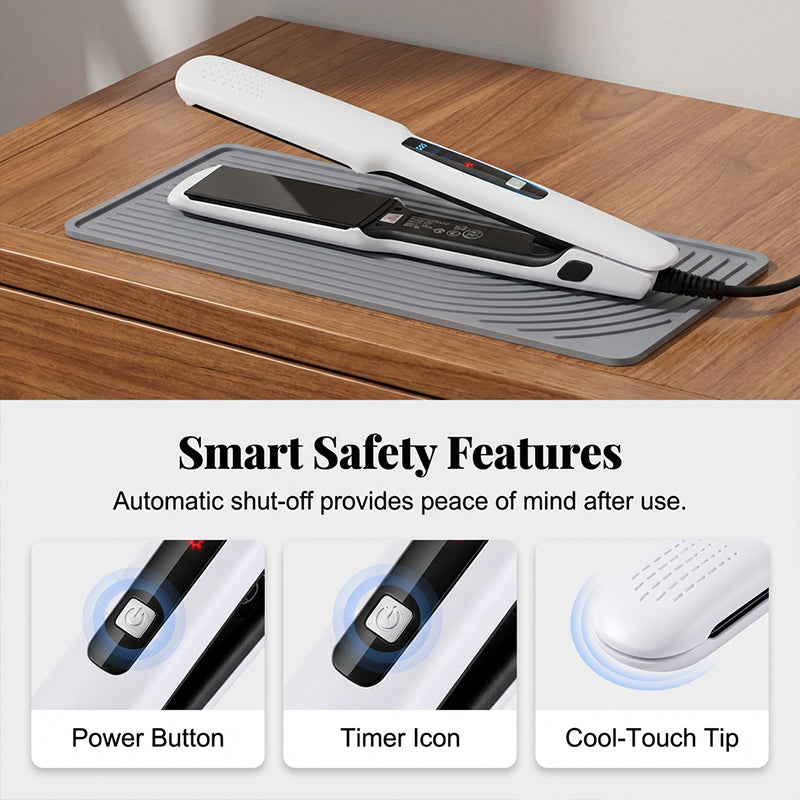 2-in-1 Hair Straightener and Curler with Negative Ionic Care