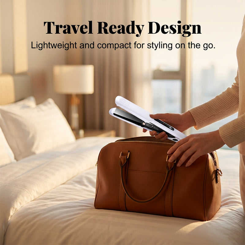 2-in-1 Hair Straightener and Curler with Negative Ionic Care