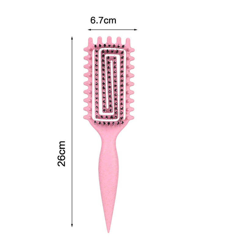 Ventilated Detangling Brush for Curly Hair - Pain-Free Detangling & Less Breakage
