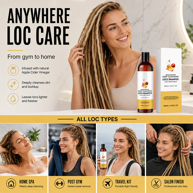 🧼 Deep-Cleansing Shampoo Set for Braids—A refreshing experience for easy braid care.