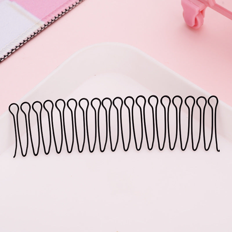 💇‍♀️✨ Fleksibel, Usynlig Hårkam – usynlig, fleksibel og skridsikker – skaber øjeblikkeligt et perfekt sikkert hold! 🌟
