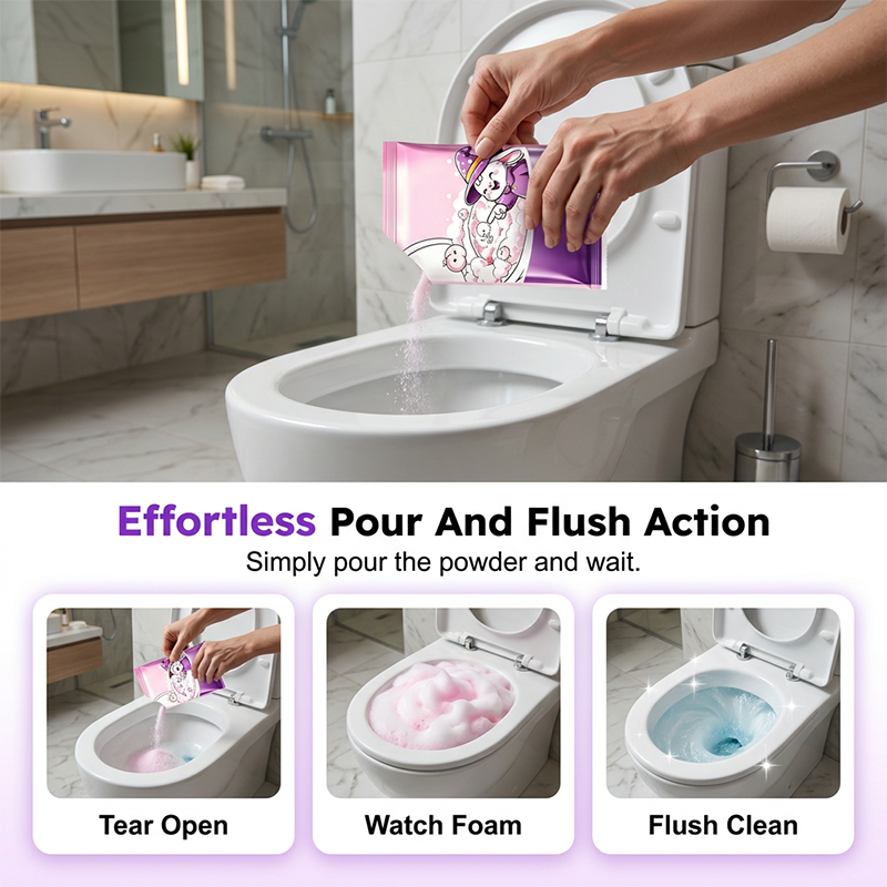 🔥Only £2.99 Each🔥Automatic Foaming Toilet Bowl Cleaner Powder