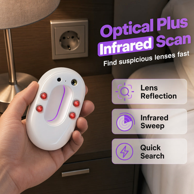 Smart Infrared Camera Detector with LED Flashlight